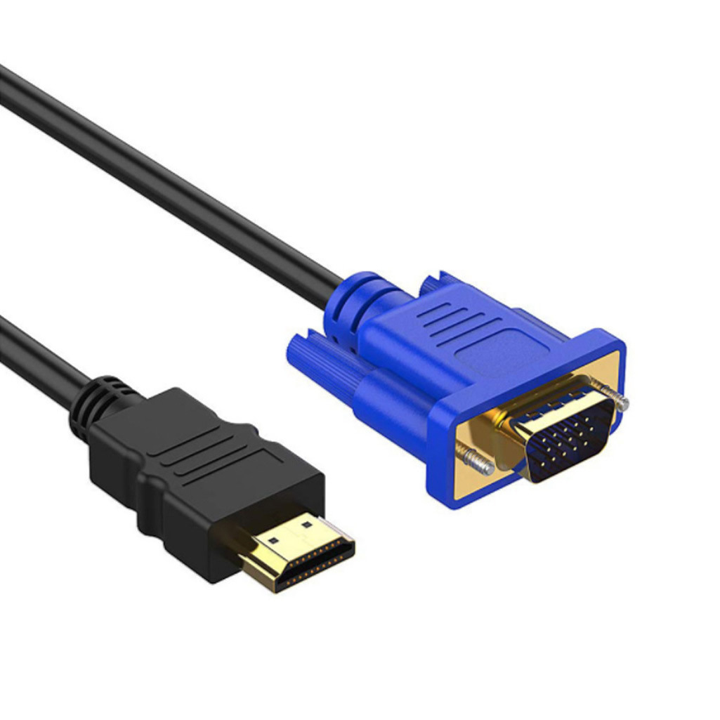 HDMI TO VGA HD conversion cable HDMI TO VGA player DVD connected TO TV cable no net no loop