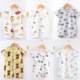 2024 New Baby jumpsuit Newborn Climbing Wear Short-sleeved Thin Ha-ha Clothes Baby's Clothing Baby Wrap Fart Clothes