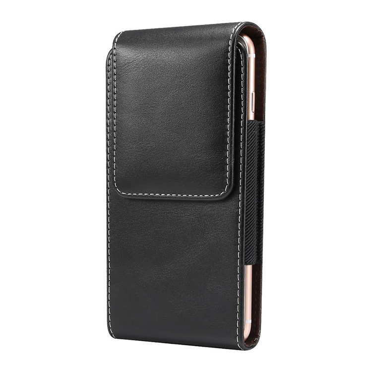 Men's Mobile Phone Pocket Wearing Belt Suitable for Huawei oppo Apple vivo Xiaomi Red Rice Old Age Vertical Leather Case