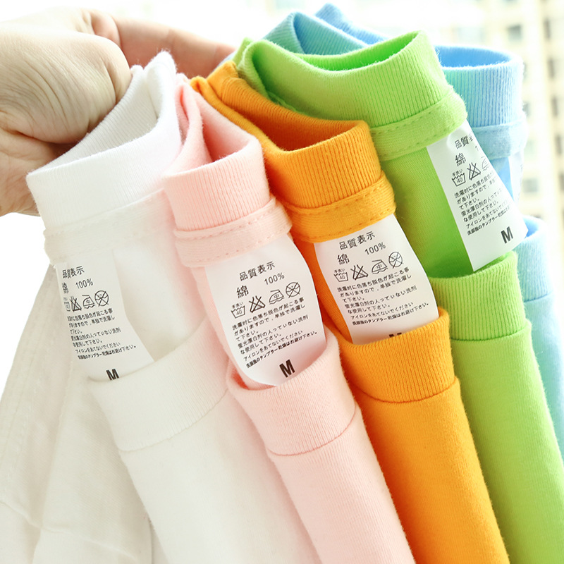 2025 Summer Round Neck Solid Color Short-sleeved Women's T-shirt Heavy-weight Simple Style Blank Top Women's Base Shirt
