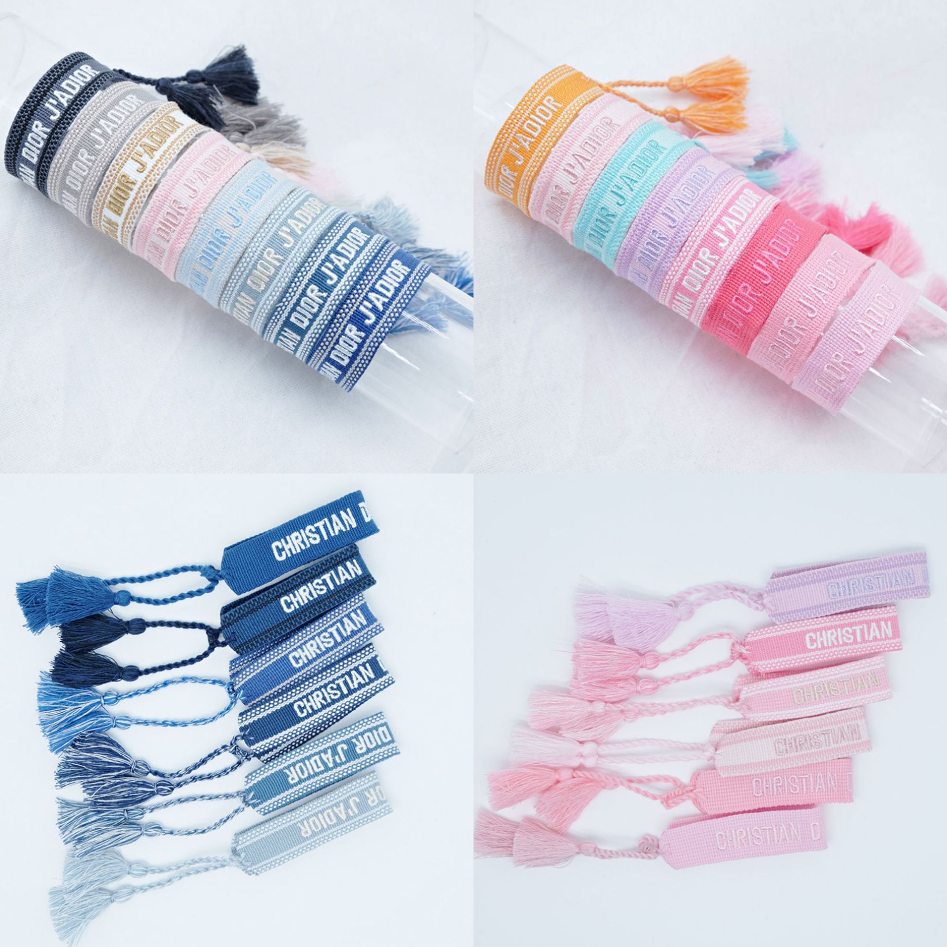 Creative hand-woven letter bracelet ethnic style European and American popular fans fans wristband LOGO bracelet