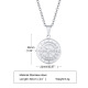 Steel color pendant + O chain 60cm