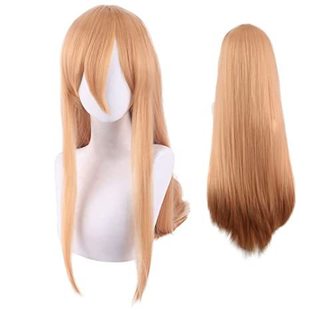 Chain saw man/Chainsaw man Pawa strong milk orange fruit pink long hair cos anime wig