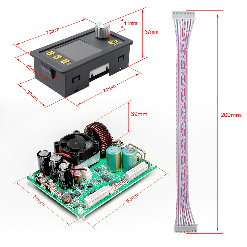 DPS5015 CNC switch DC regulated adjustable power adapter MODBUS Protocol communication Bluetooth board