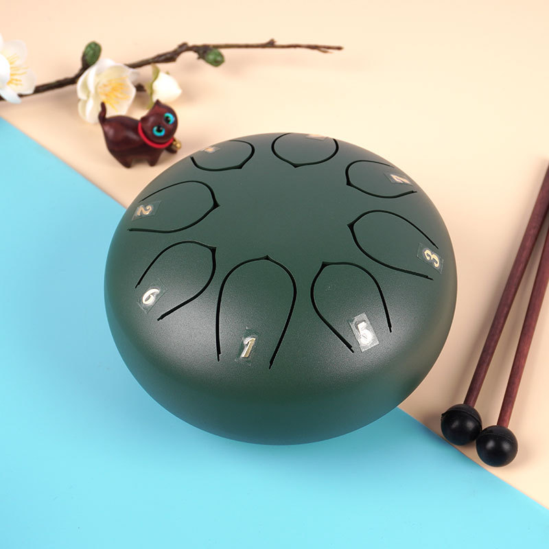 Full syllable ethereal drum 6 inch 8 tone Lotus drum steel tongue drum worry-free drum children Enlightenment percussion instrument source factory
