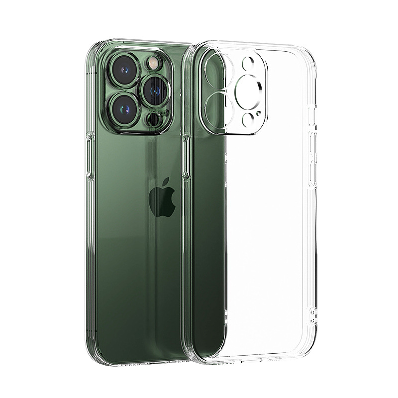 For Apple 14 mobile phone case iPhone16 13ProMax airbag 15Pro anti-drop XR transparent protective cover