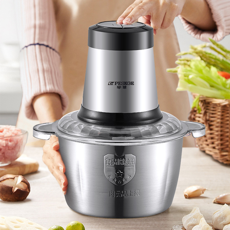 Hemisphere electric meat grinder household multi-function cooking stirring stuffing mincer garlic grinder pepper grinder