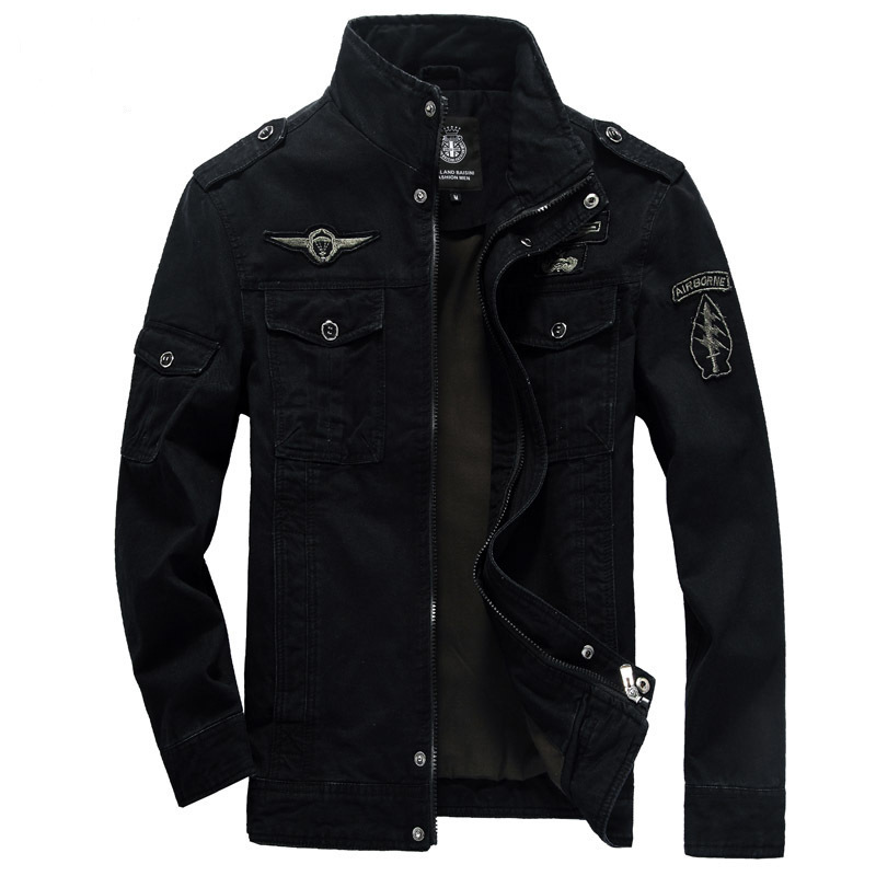 2024 Outdoor Spring and Autumn Cross-border Foreign Trade Amazon AliExpress Spring and Autumn Jacket Men's Military Cotton Jacket Men's Wear