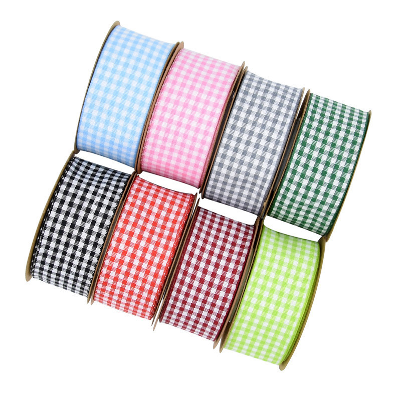 Cross-border Hot Sale Classic Paid Belt Handmade diy Headwear Material Gift Packaging Belt Black and White Red and White Paid Belt 5 m