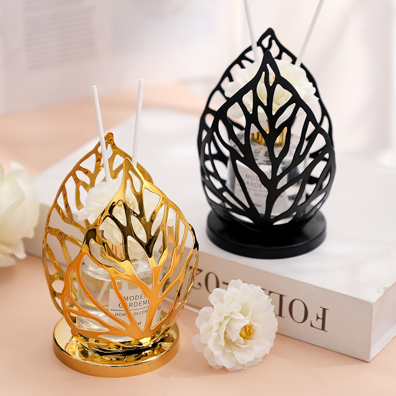 Metal iron aromatherapy ornaments fire-free essential oil fragrance home room bathroom perfume bedroom lasting deodorant