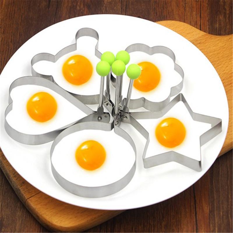 Stainless steel fried egg mold kitchen DIY fried eggs love fried egg poached egg model fried egg pancake artifact