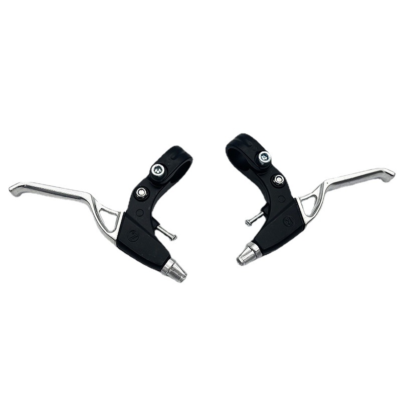 Aluminum three-finger Triangle hole brake handle aluminum alloy mountain bike brake handle bicycle accessories brake handle finger handle