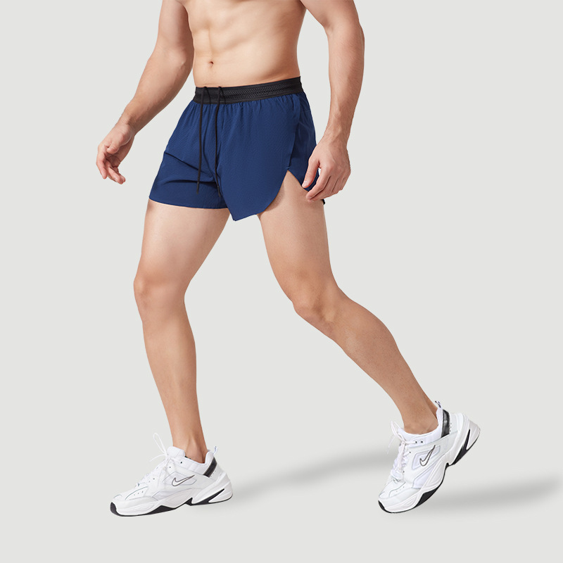Sports Shorts Men's European and American Marathon Fitness Running Shorts Anti-walking Quick-drying Breathable Loose Three-part Pants