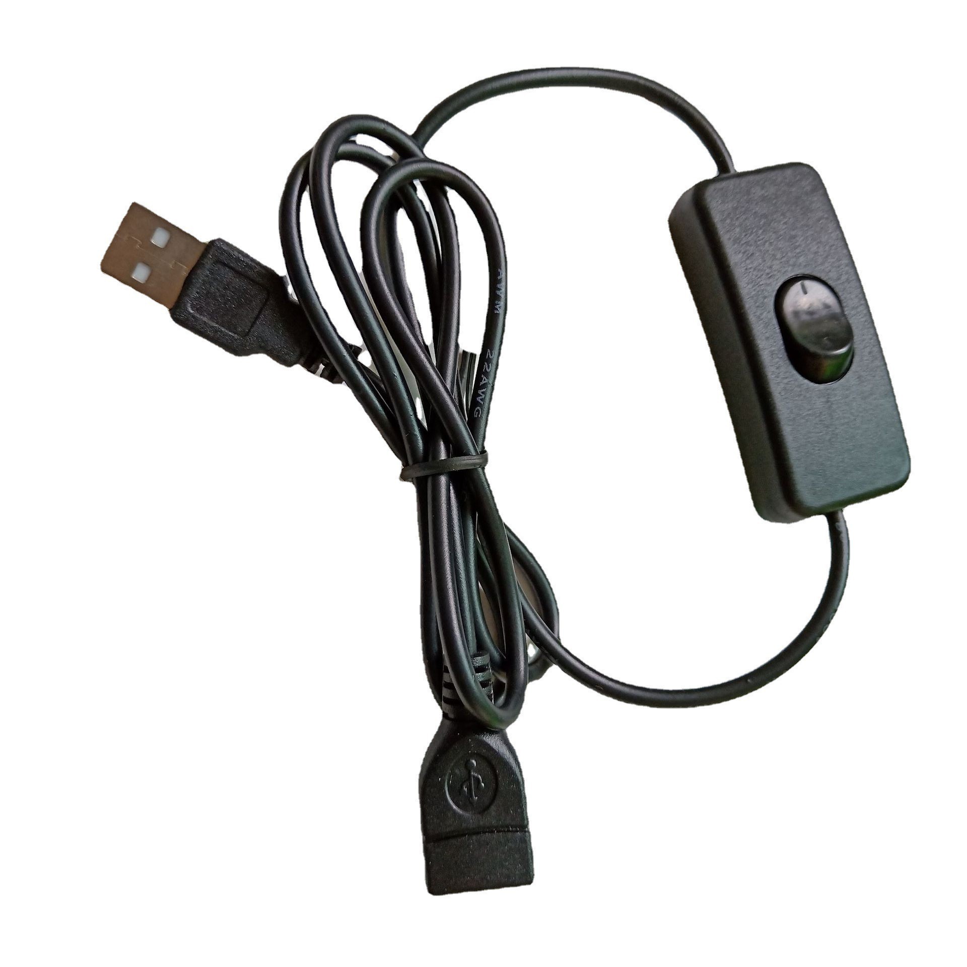 USB-удлинитель с переключателем USB папа-мама Удлинитель данных USB 4-ядерный удлинитель для передачи данных 1 м