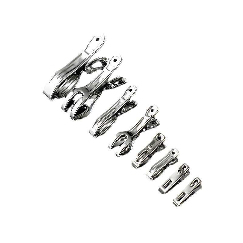 Cotton quilt large clip windproof clip stainless steel clothes drying clip quilt clothes hanger clip clothes household quilt clip ticket clip