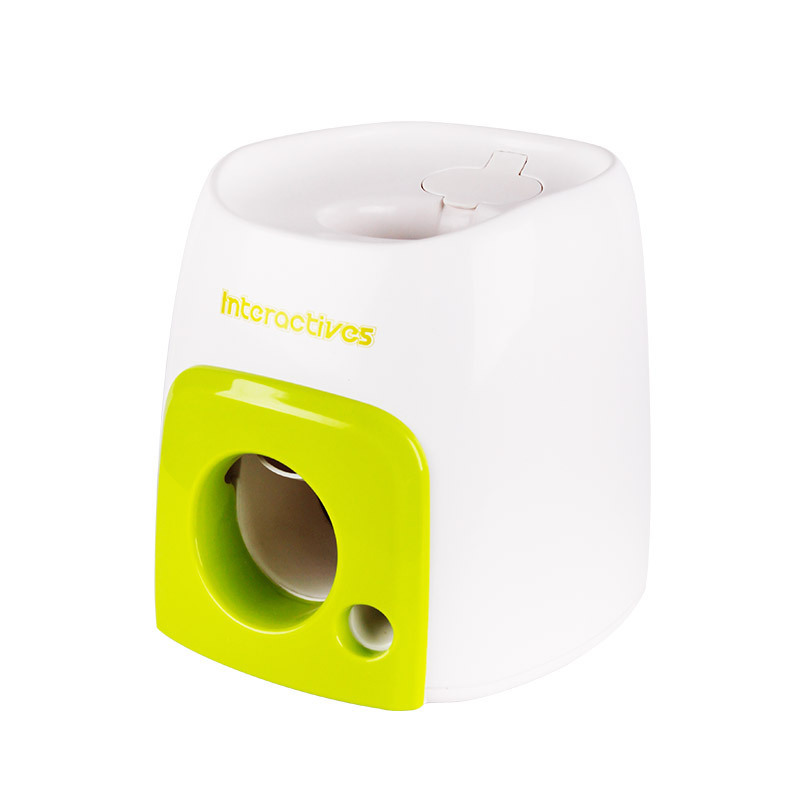 Amazon Dog Interactive Training Reward Machine Smart Pet Leakage Feeder Tennis Feeder Toy Pet Supplies