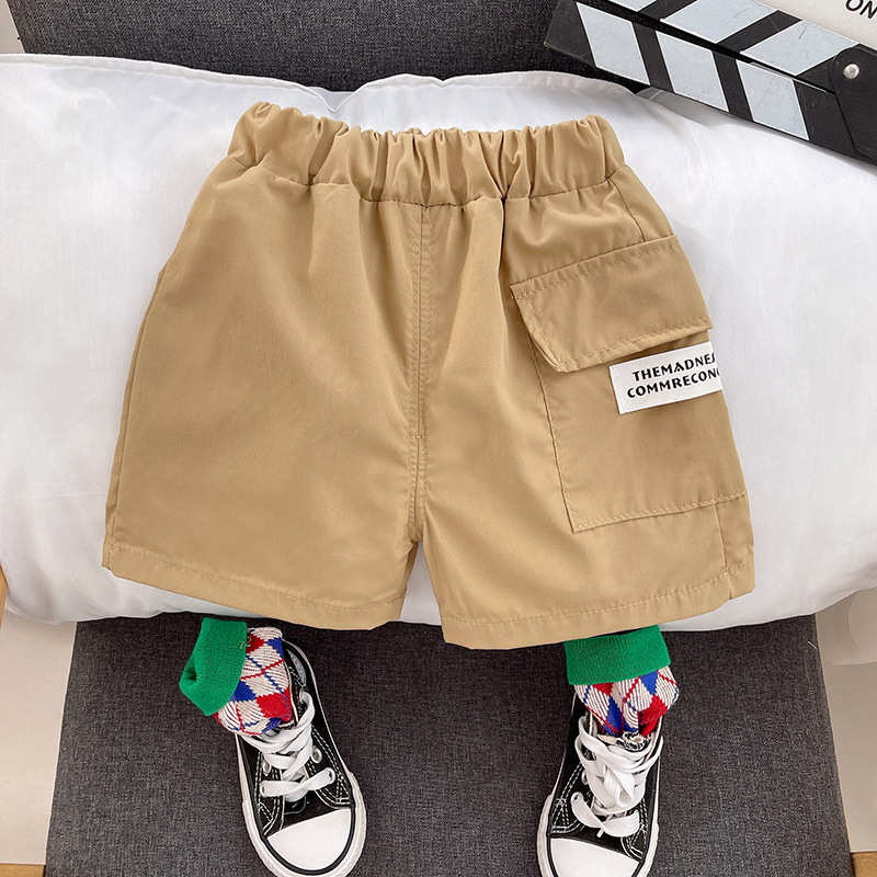 New Cartoon Children's Pure Short-sleeved suit Cotton Girls' Summer Baby Clothes Pants Korean Style Children's Wear Two-piece Set