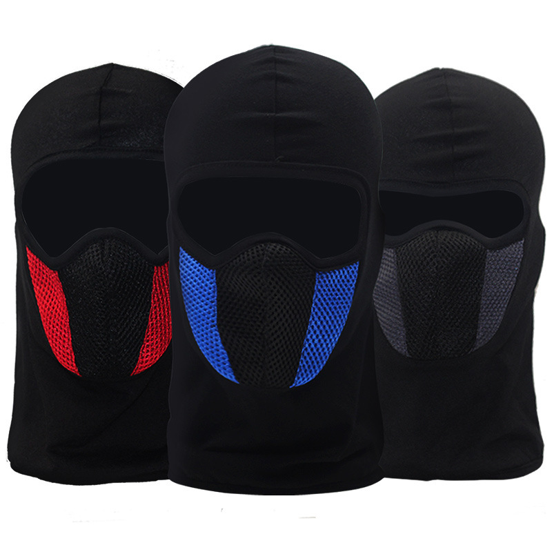 Four seasons riding mask motorcycle warm head cover outdoor ski mask filter head cover breathable net head cover wholesale