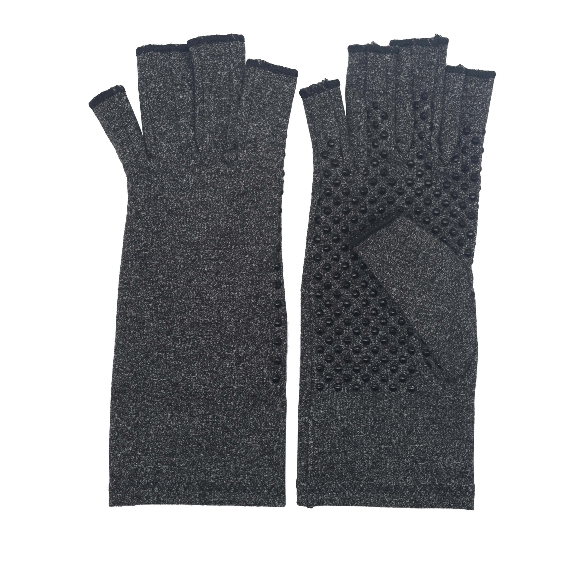 Factory direct outdoor sports fitness non-slip warm men's and women's hand and wrist care hemp gray Dispensing Gloves