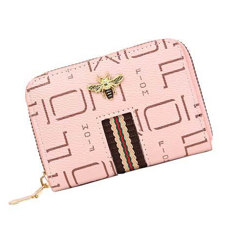 Factory wholesale Korean version of the card bag female ribbon Bee Card Holder large capacity multi-functional bank card certificate storage card holder