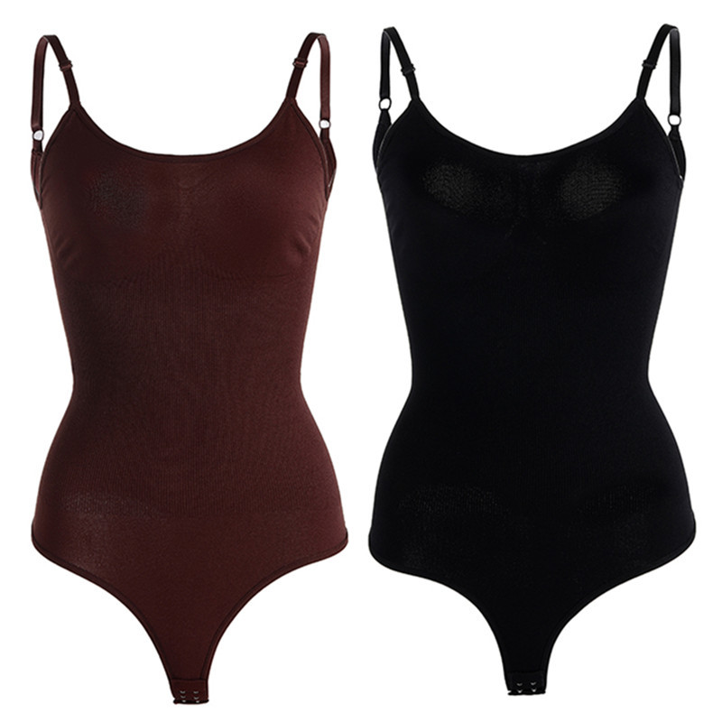 European and American cross-border Amazon seamless body shaping bikini T-shaped jumpsuit waist contracting belly strap tight corset