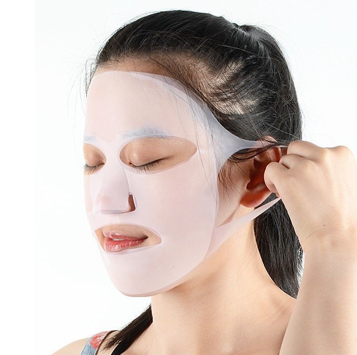 New Product Ear-Hanging 3D Silicone Mask Mask Waterproof Anti-Essence Evaporation Anti-Off Silicone Mask Reusable