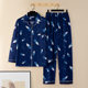 New Men's Pajamas Men's Spring and Autumn Long Sleeve Trousers Home Clothes Men's Autumn and Winter Thin Suit for Men