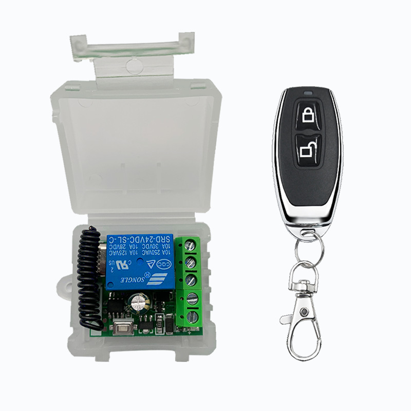 12V single channel wireless remote control switch small suitcase controller access control lamp electric control lock electric control door remote control switch