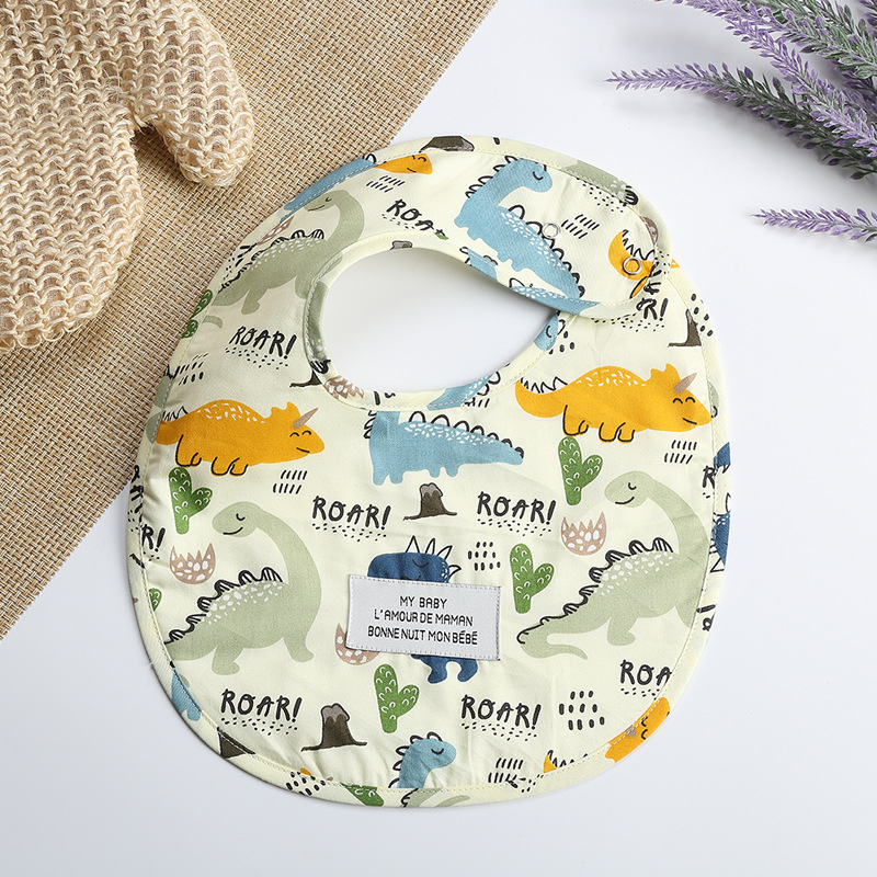 Class A South Korea same style baby saliva towel summer cotton saliva pocket children's bib waterproof cotton baby bib