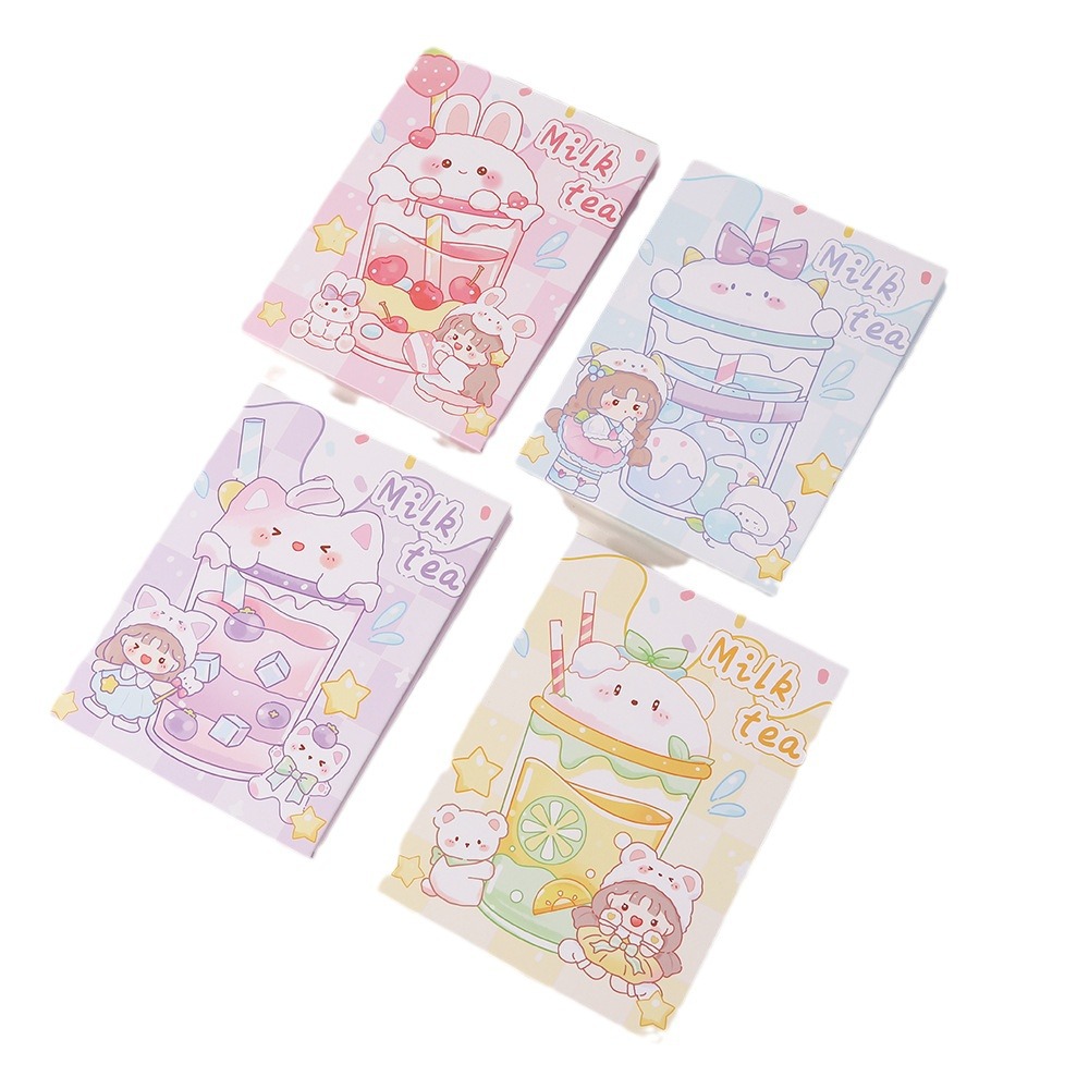 New portable cute cartoon folding paper mirror student dormitory creative dressing table three-dimensional makeup mirror wholesale