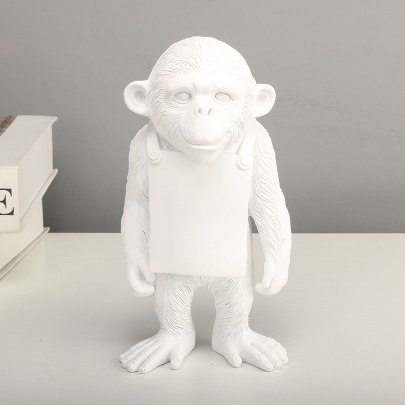 Cross-border Banksy Banksy ornaments series orangutan ornaments creative gifts Post-it notes stickers desktop ornaments