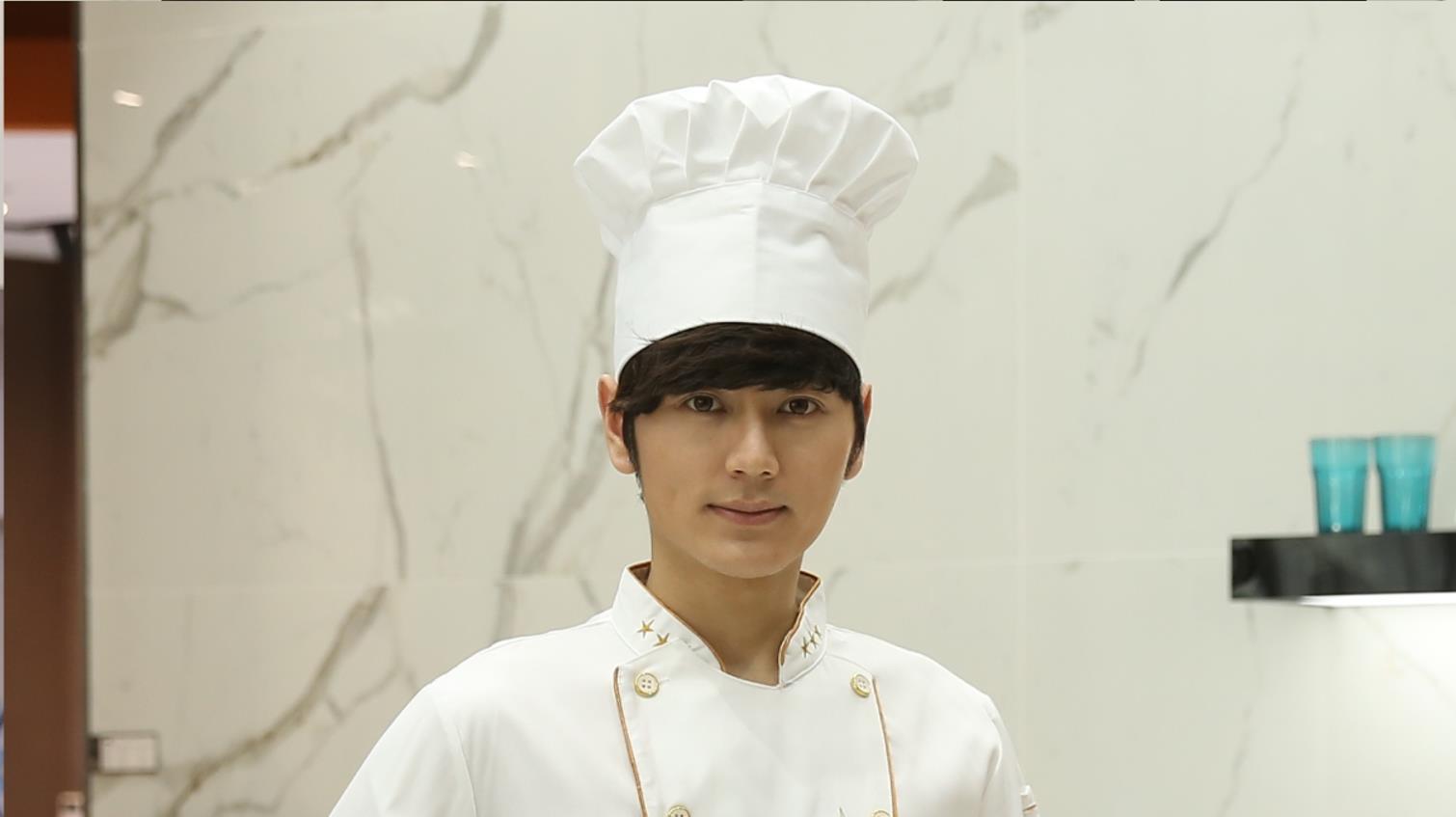 Mushroom high hat chef hat white elastic adjustment size four seasons for men and women