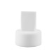 White duckbill valve with handle