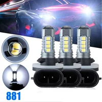 Автомобильная светодиодная противотуманная фара H1 H 3 881 2835 16SMD Автомобильный свет 3030 18smd ATV H27 Автомобильный свет