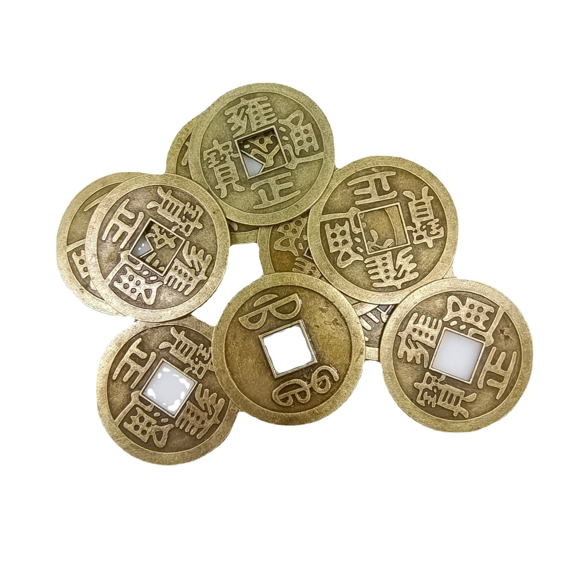 Five Emperor money alloy antique coins copper metal crafts alloy Accessories Wholesale 2.3cm manufacturers wholesale