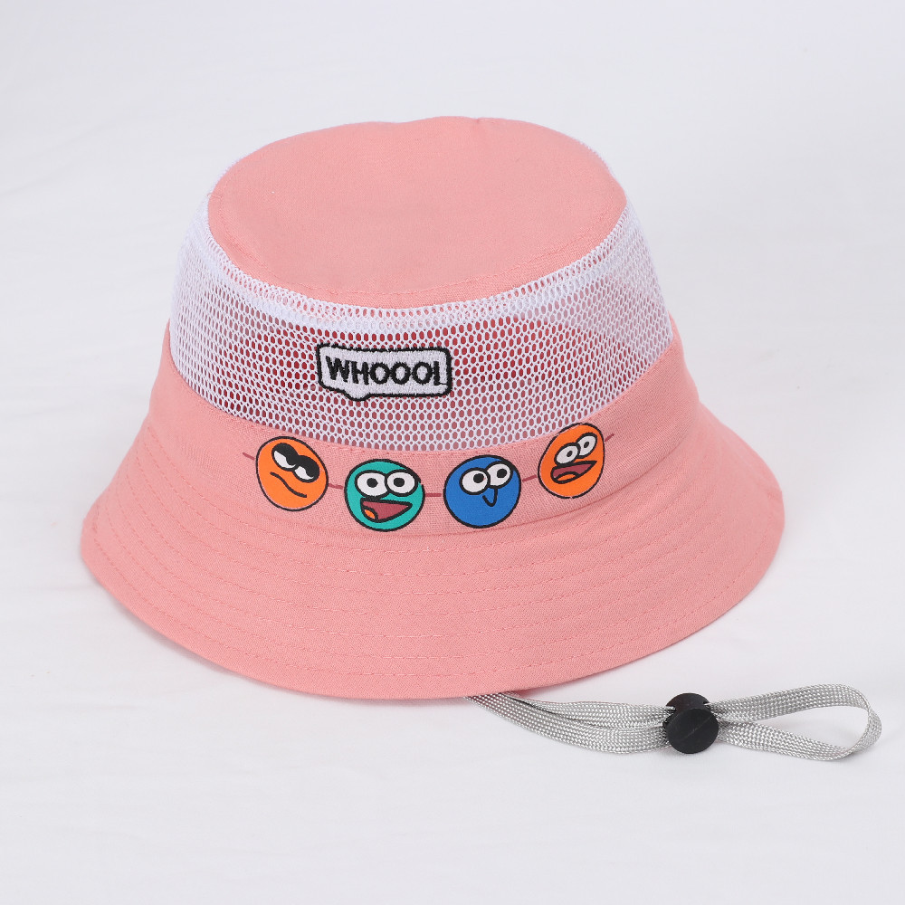 Children's Sunscreen Hat Spring and Autumn Boys' Baby's Sun Hat Girl's Fisherman Hat Baby's Summer Thin Mesh Sun Hat