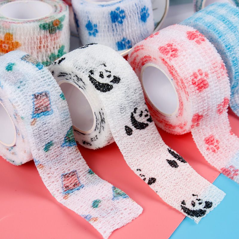 Finger Protection Bandage Anti-abrasion Student Finger Bandage Writing Breathable Bandage Female Non-woven Printed Elastic Self-adhesive Bandage