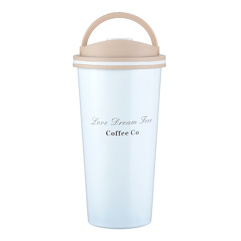 European Creative Portable Coffee Cup 304 Stainless Steel American Portable Coffee Cup Car Portable Coffee Cup