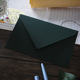 Touch dark green envelope 1 sheet