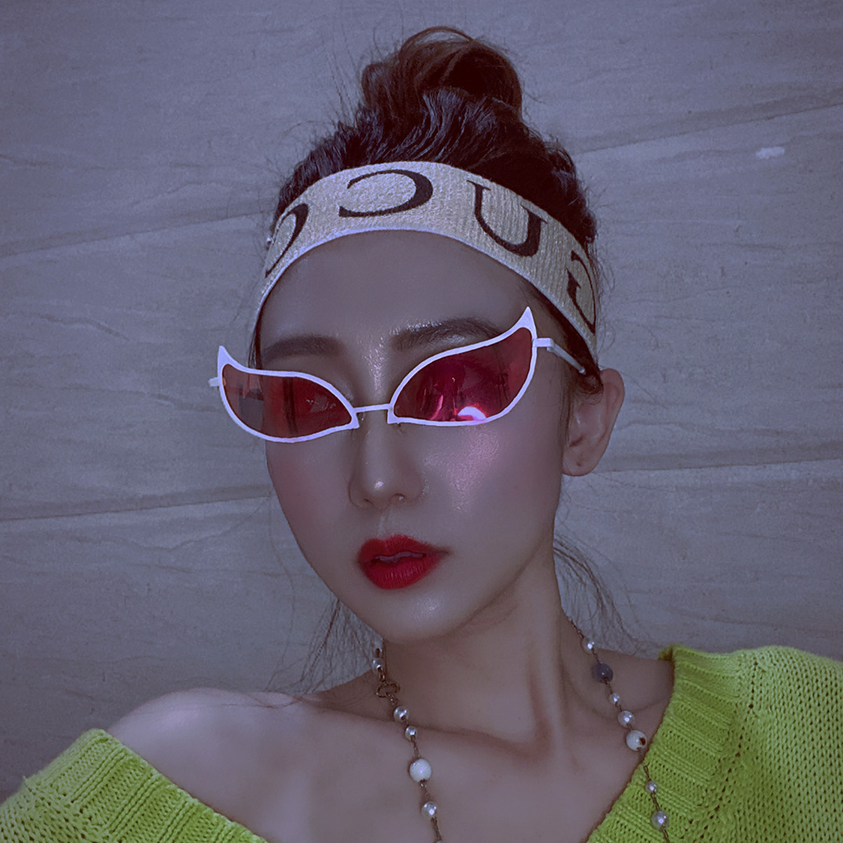 Don Quixote Dorflamenco Sunglasses One Piece Movie Nailing King Animation Cat's Eye Sunglasses