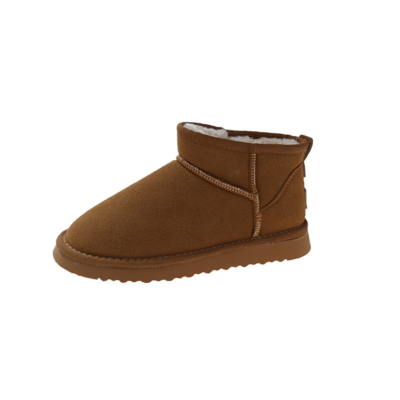 Snow boots Women's 2022 Winter new velvet warm casual anti-velvet short boots foreign trade large size thick-soled cotton boots for couples
