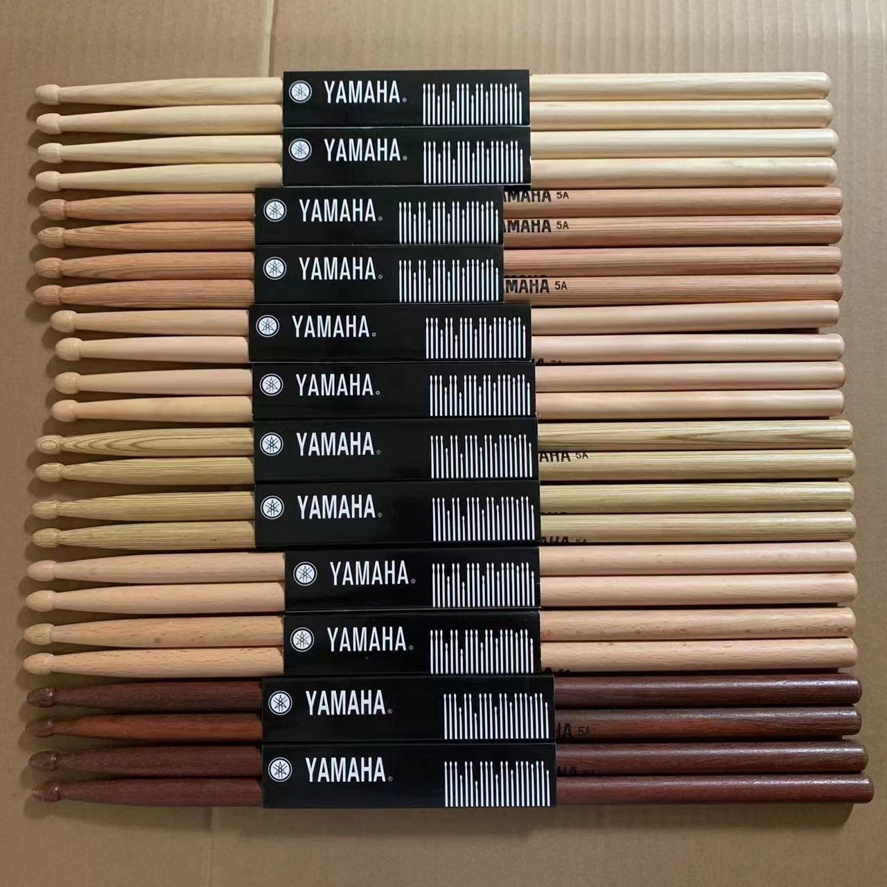 Drumsticks free shipping YAMAH rack drumsticks 5A pecan walnut walnut Maple sandalwood drumsticks wholesale