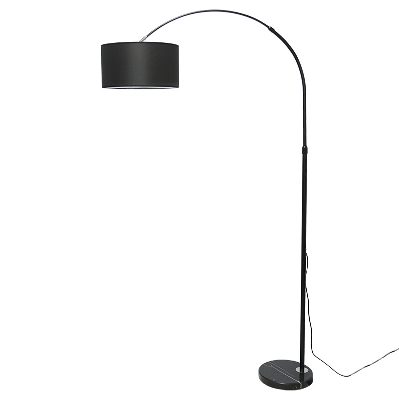 Fishing lamp Nordic floor lamp bedroom creative simple modern remote control LED living room study vertical floor lamp