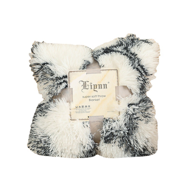 New Long Plush Blanket Printed Blanket Double Plush Sofa Blanket Multifunctional Blanket Children's Blanket