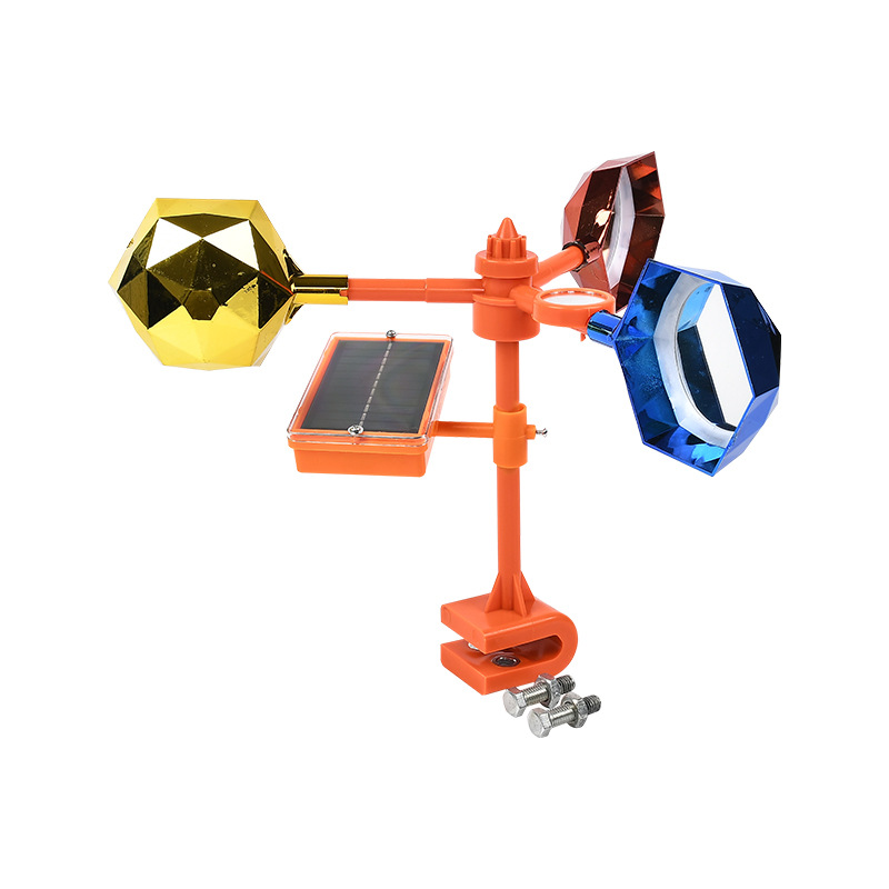 Factory spot outdoor Farm Orchard solar voice bird repellent wind rotating reflective bird scarer