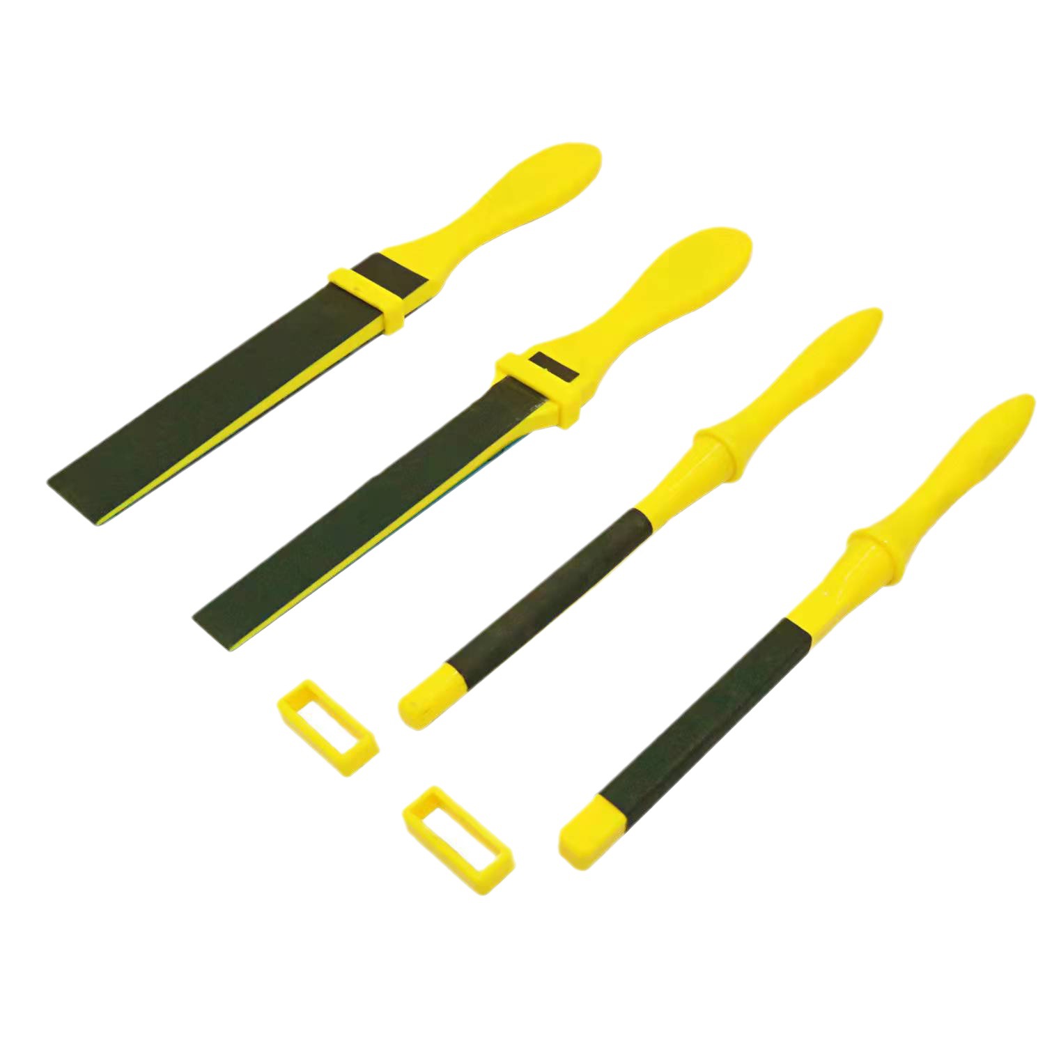Boxed manual plastic sandpaper clip sanding bar semicircular sandpaper roll square sandpaper holder sanding clip polishing tool