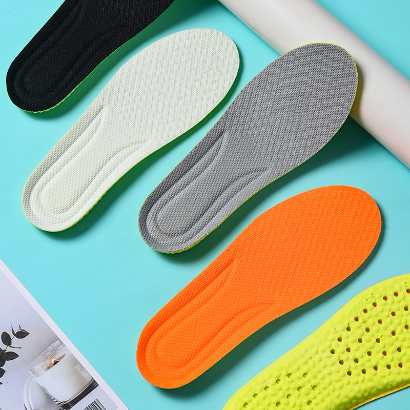 Wholesale children's sports insoles mugwort massage high elastic shock absorption leisure insoles baby special stepping excrement feeling full pad