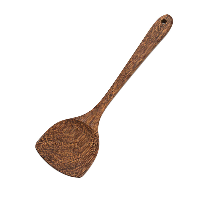 Non-lacquered chicken wings wooden spatula full set wooden soup spoon household non-stick cooking spatula wooden kitchenware set Wholesale