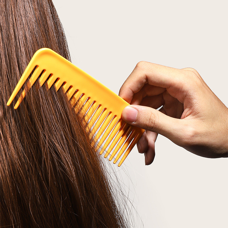 Amazon hot new style Shunfa styling easy cleaning hairdressing tools anti-static not hurt hair wide tooth massage comb