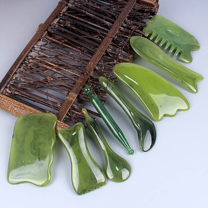 Beeswax resin meridian massage facial body universal facial acupuncture pen tendon pulling suit pick bar scraping board